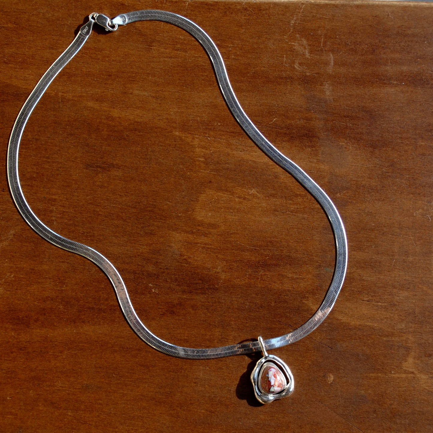 Fire Opal Liana Necklace