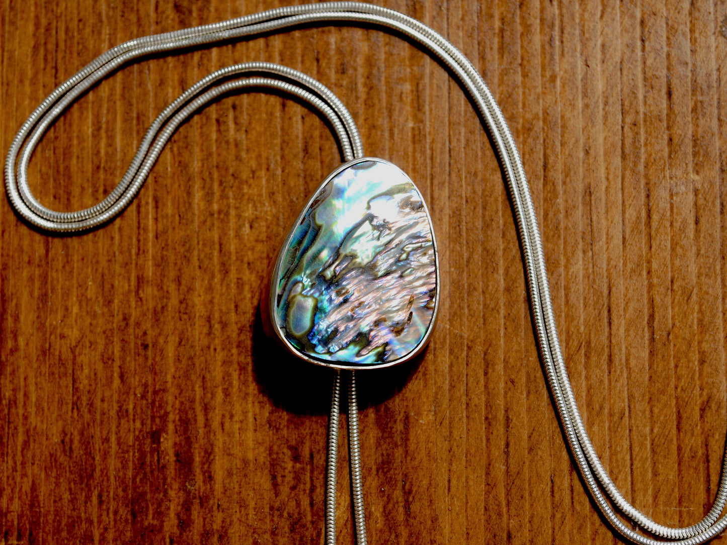 Abalone Bolo Tie