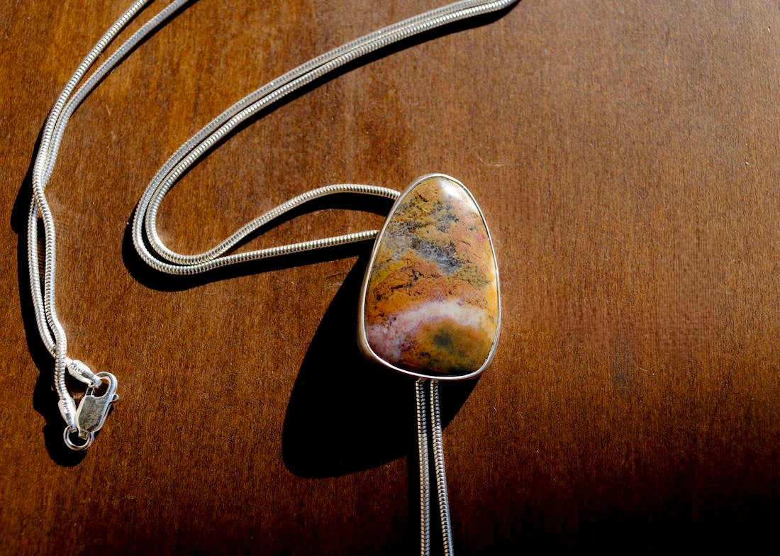 Ocean Jasper Bolo Tie
