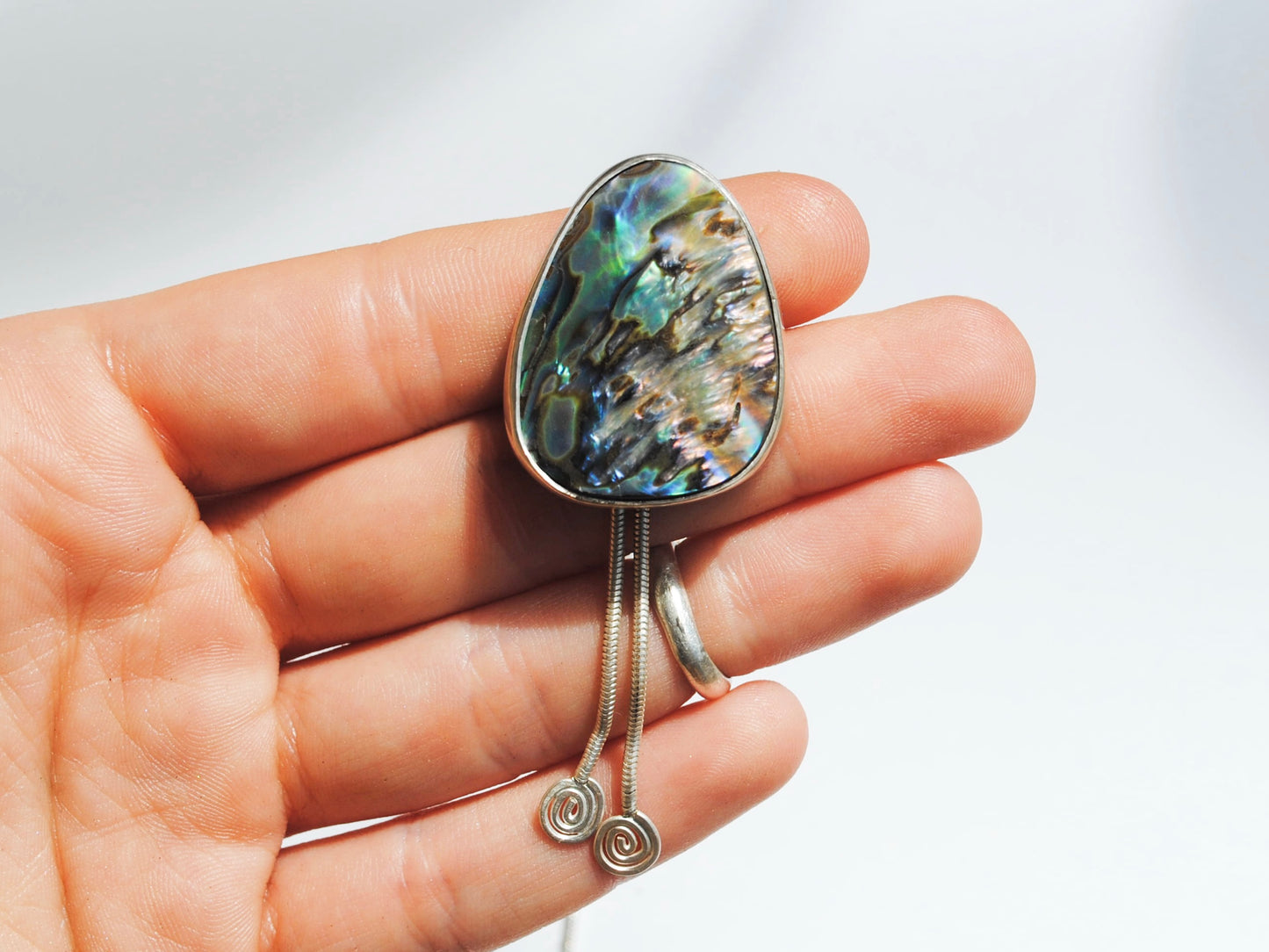 Abalone Bolo Tie