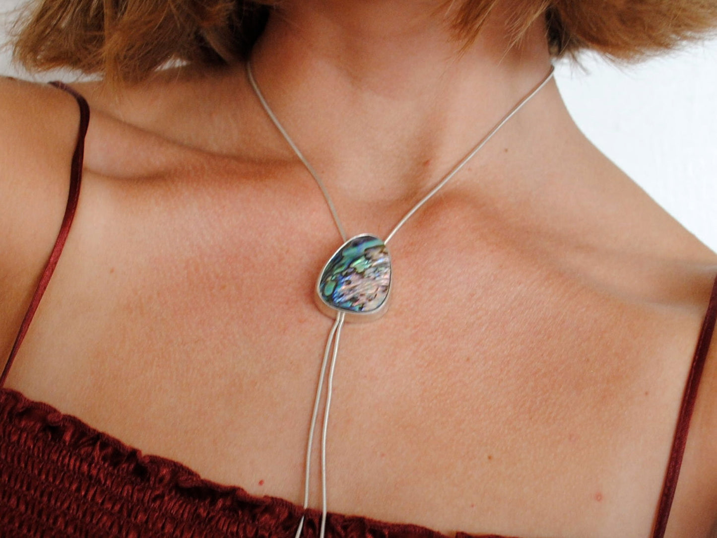 Abalone Bolo Tie