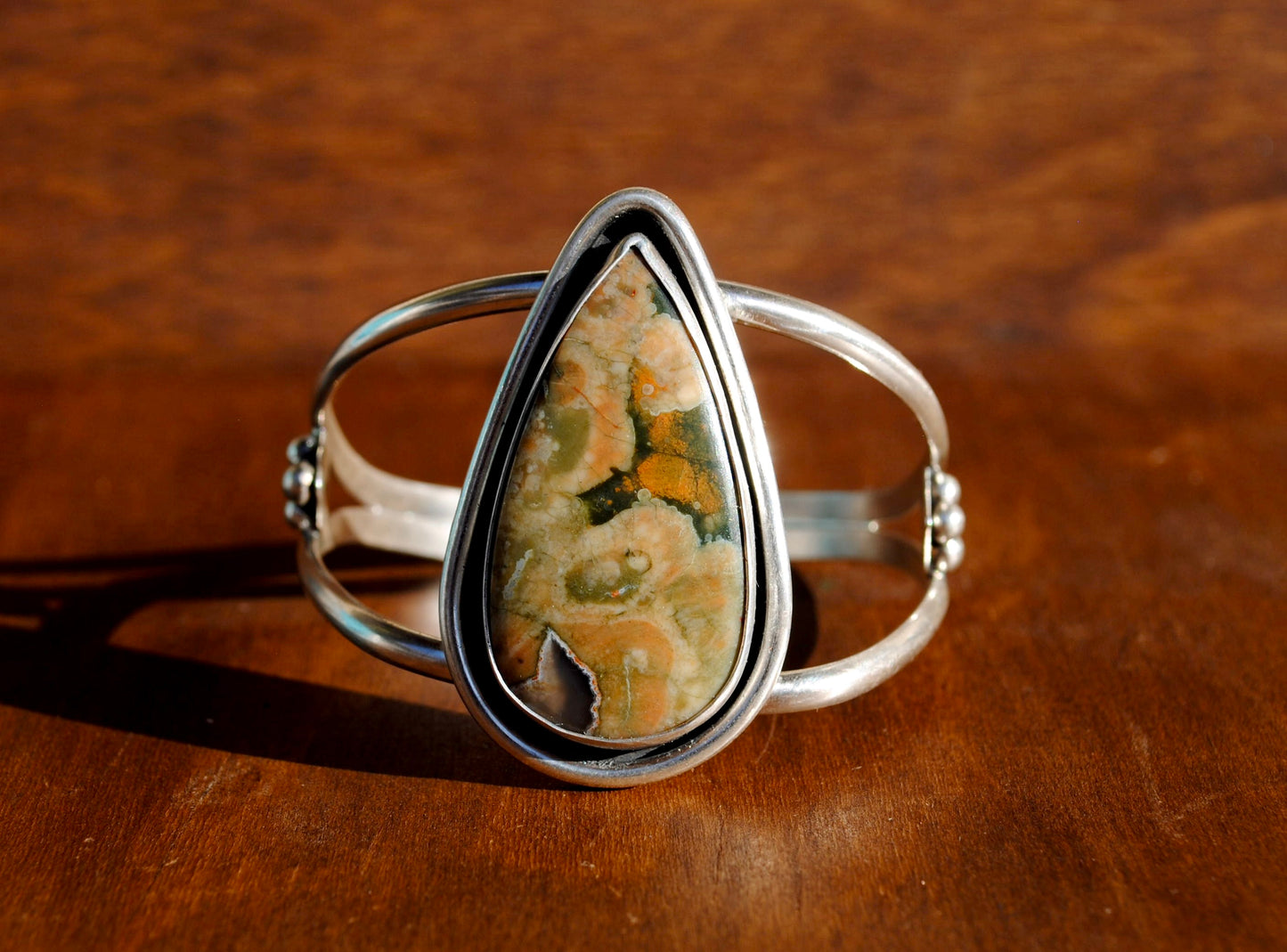 Rainforest Jasper Cuff