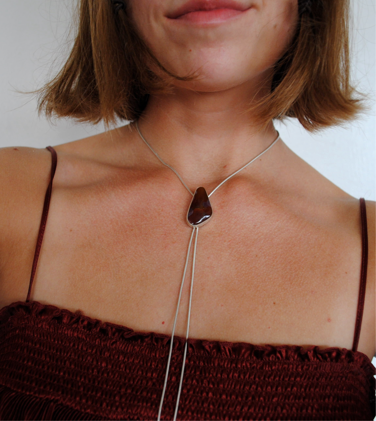Sierra Madre Agate Bolo Tie