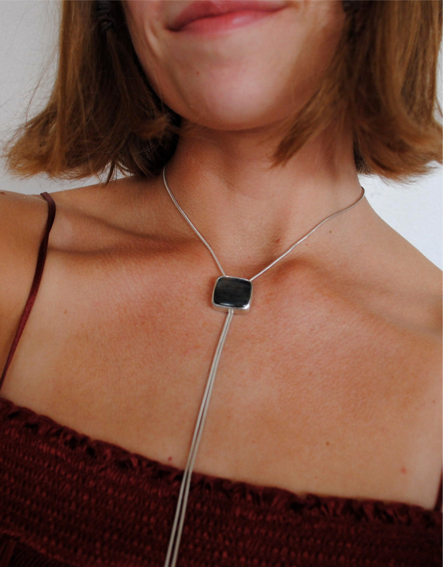 Labradorite Bolo Tie