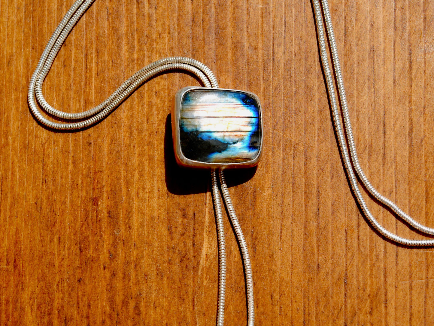 Labradorite Bolo Tie