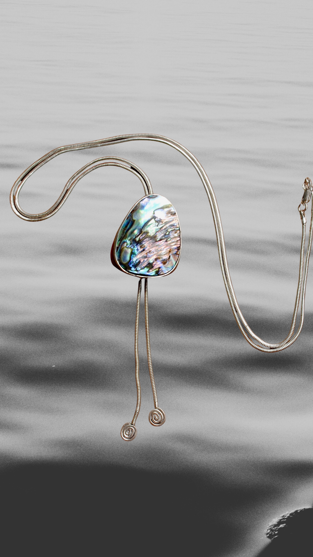 Abalone Bolo Tie