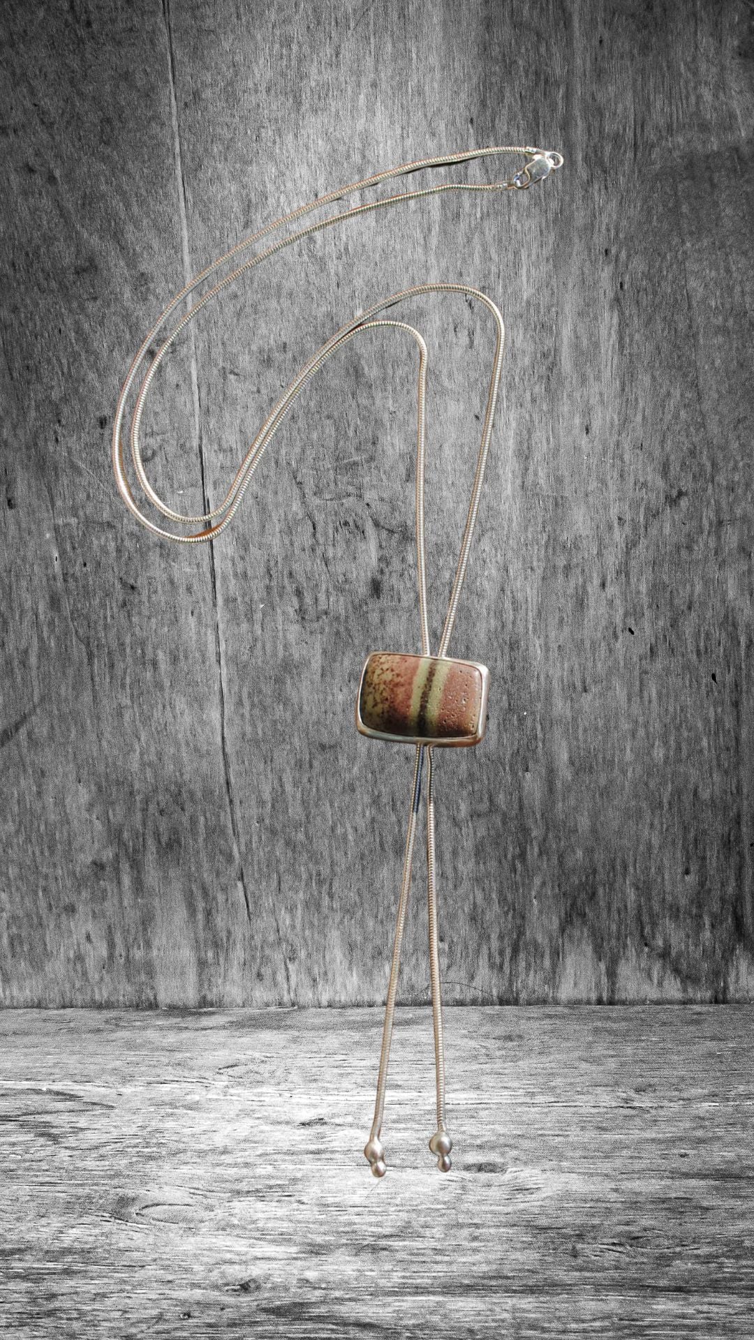 Imperial Jasper Bolo Tie