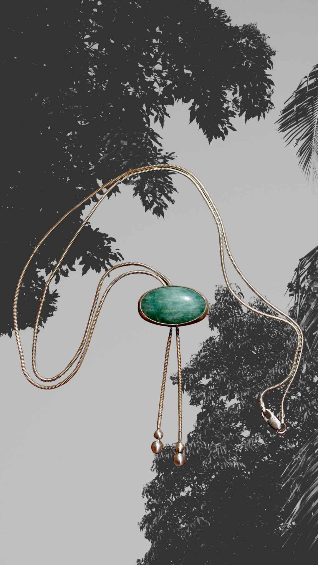 Blue Amazonite Bolo Tie