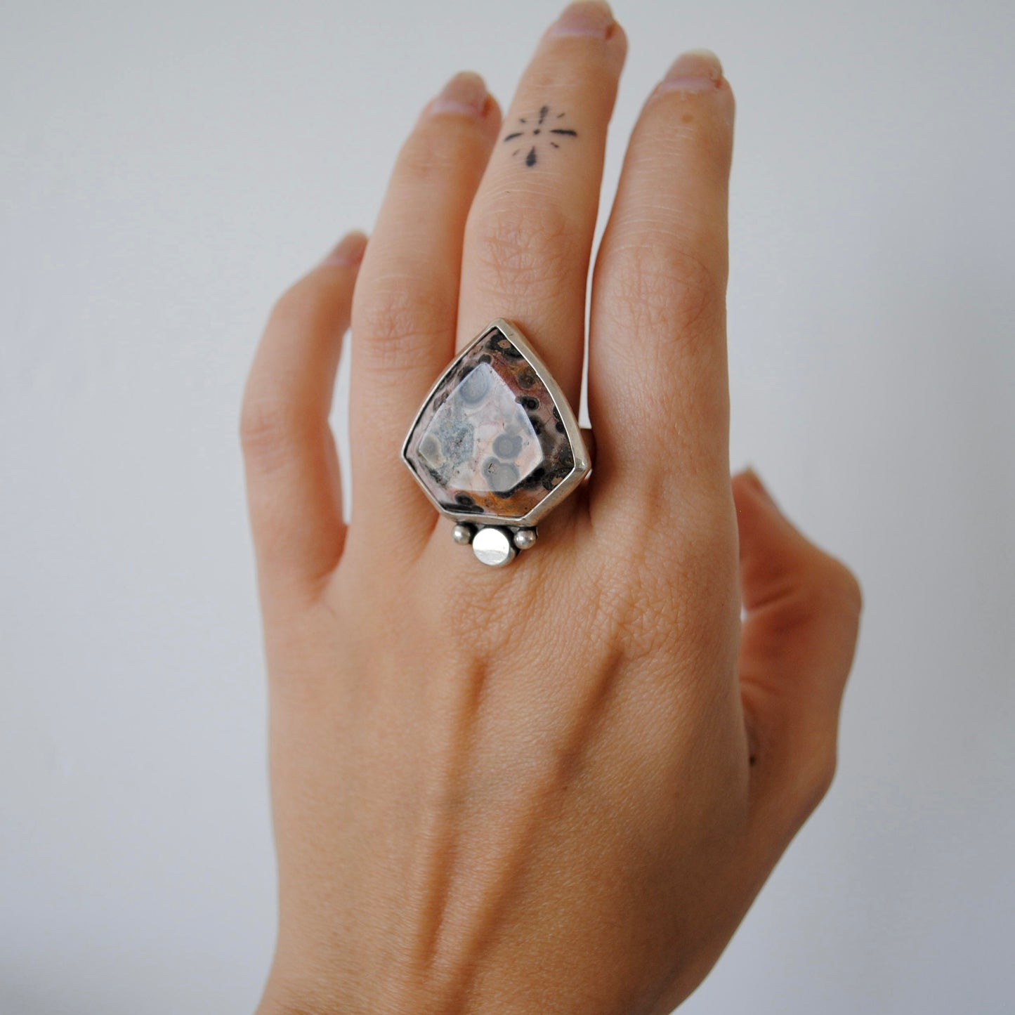 Leopard Jasper Ring - Size 7