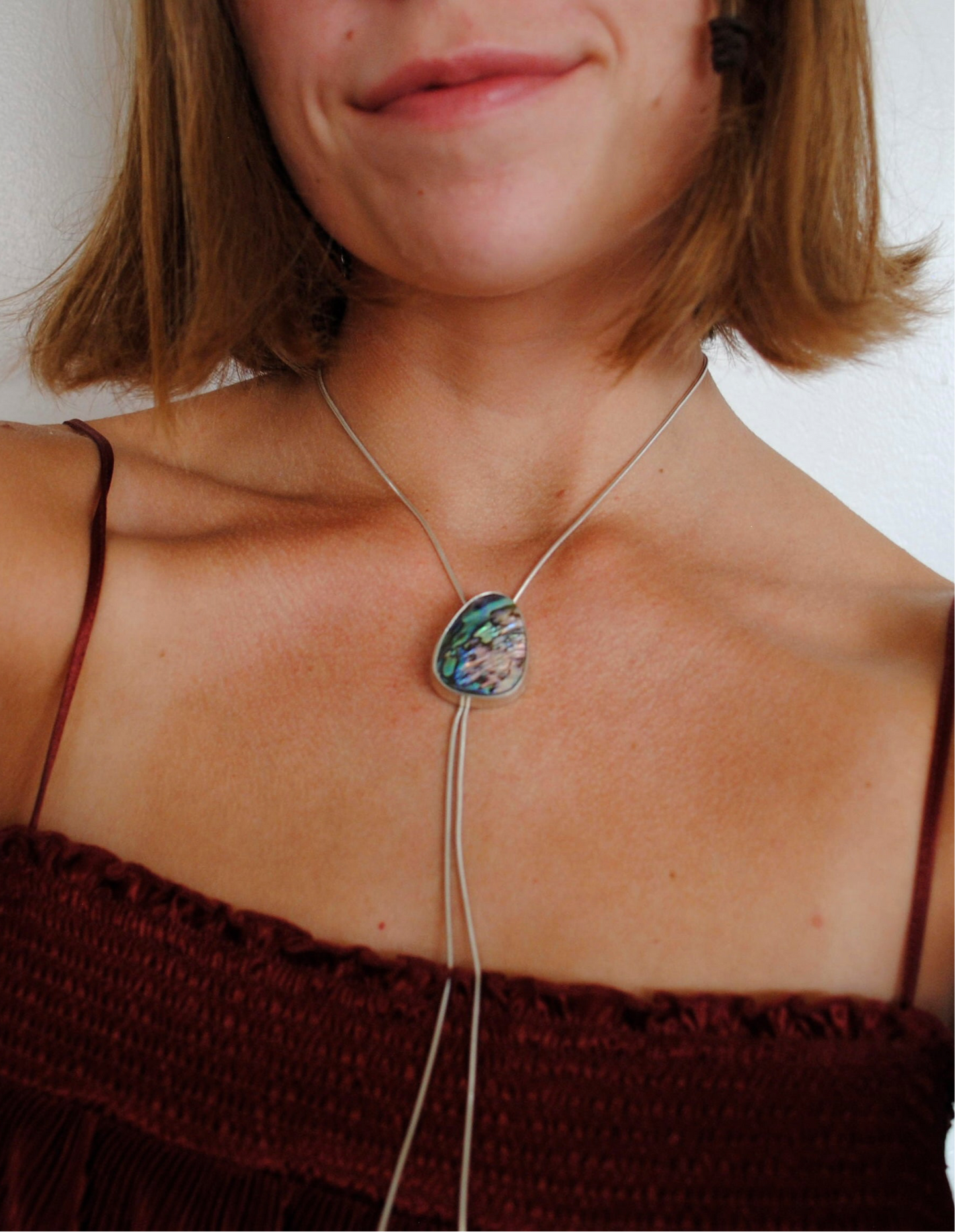 Abalone Bolo Tie