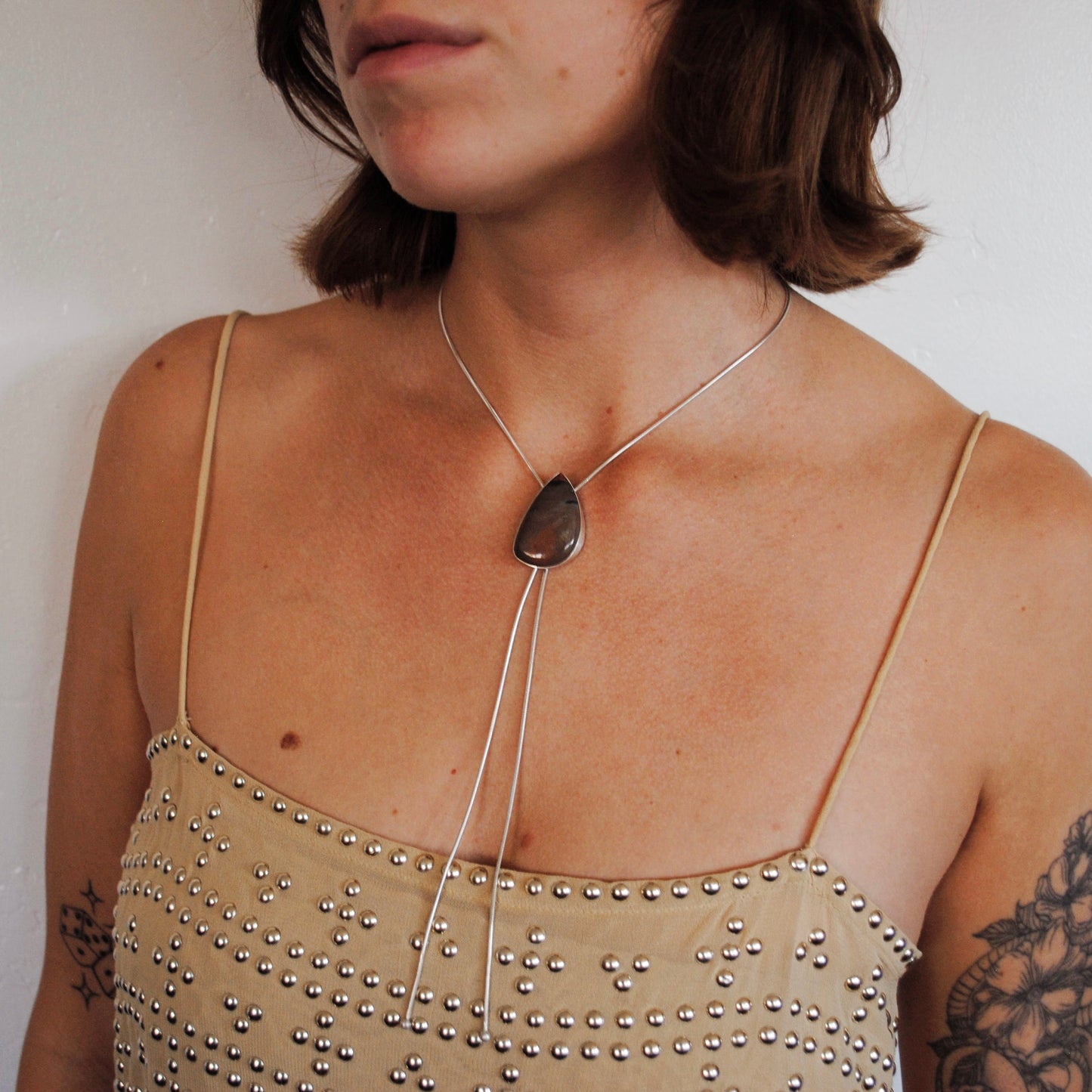 American Jasper Bolo Tie