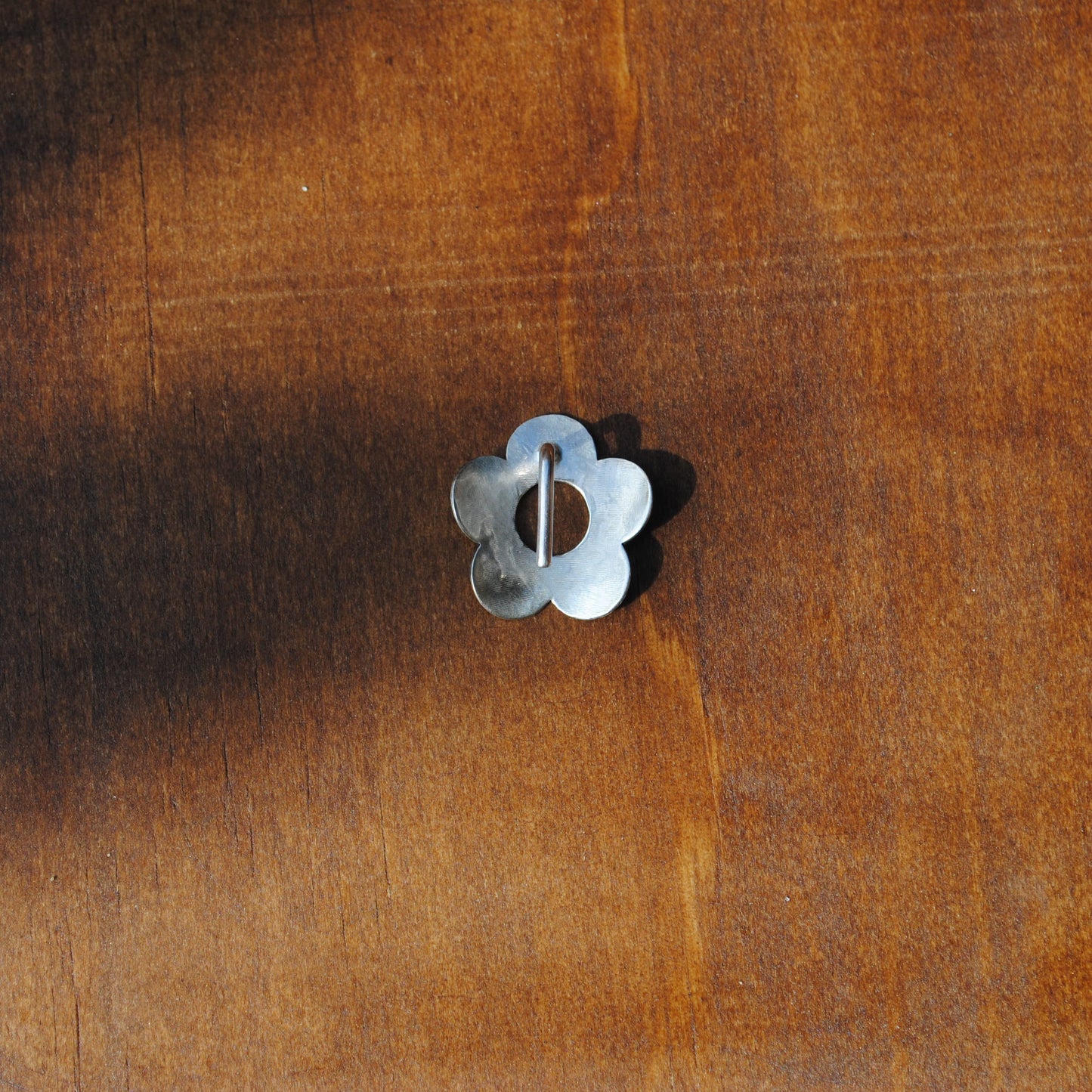 Hammered Flower Hair Cuff