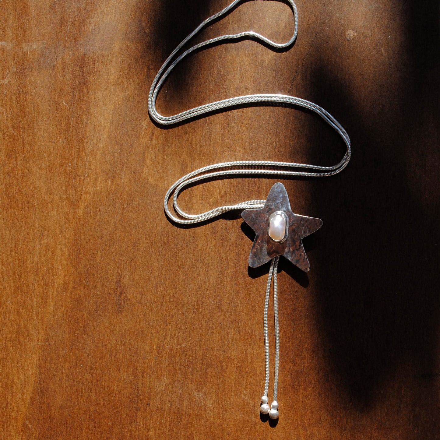 Freshwater Pearl Star Bolo Tie