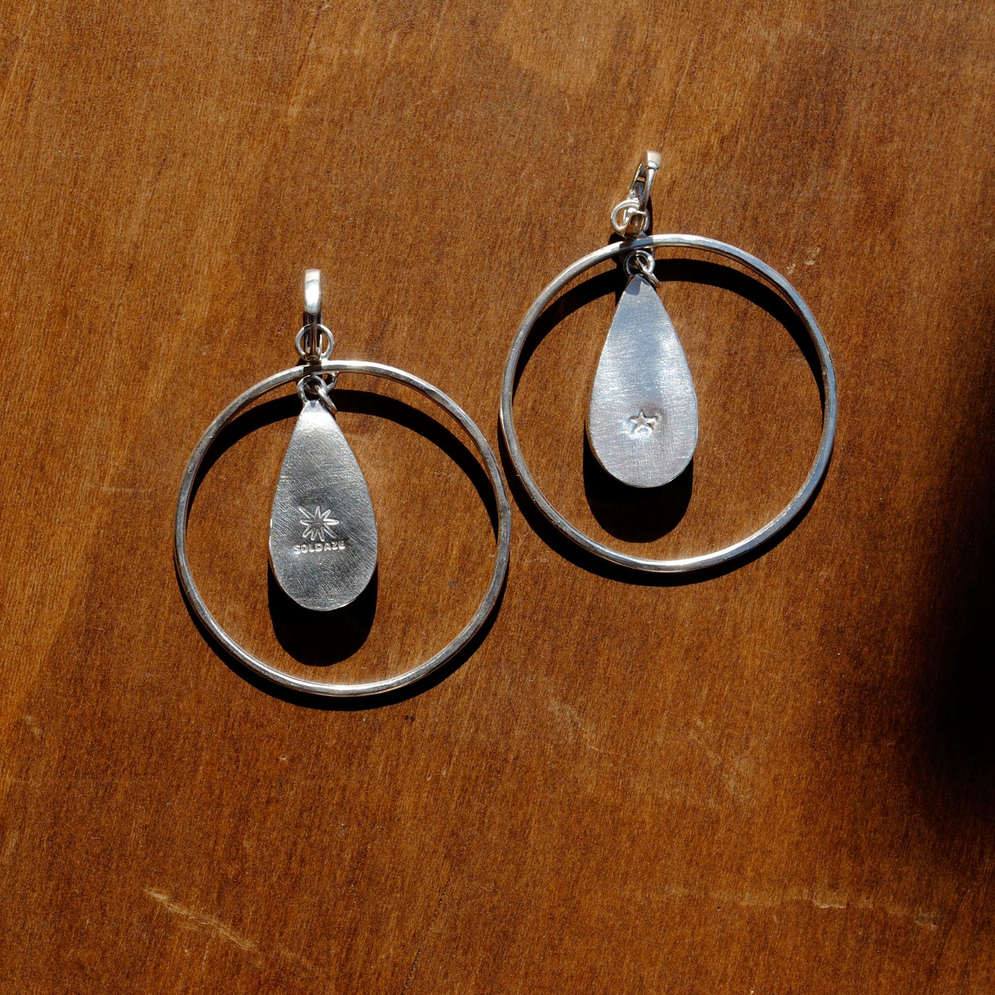 Leopard Jasper Huggie Hoops