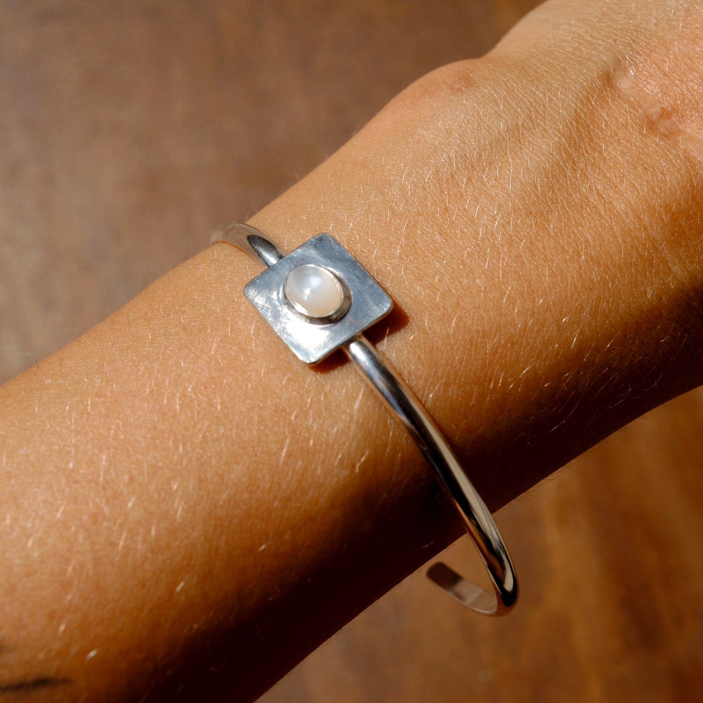 Mother of Pearl Rectangle Cuff
