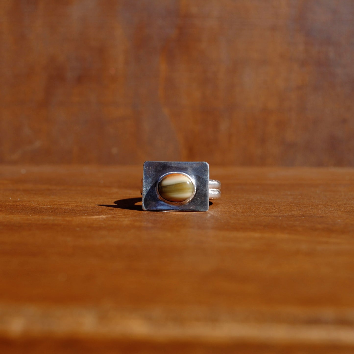 Imperial Jasper Square Ring II - US Size 9