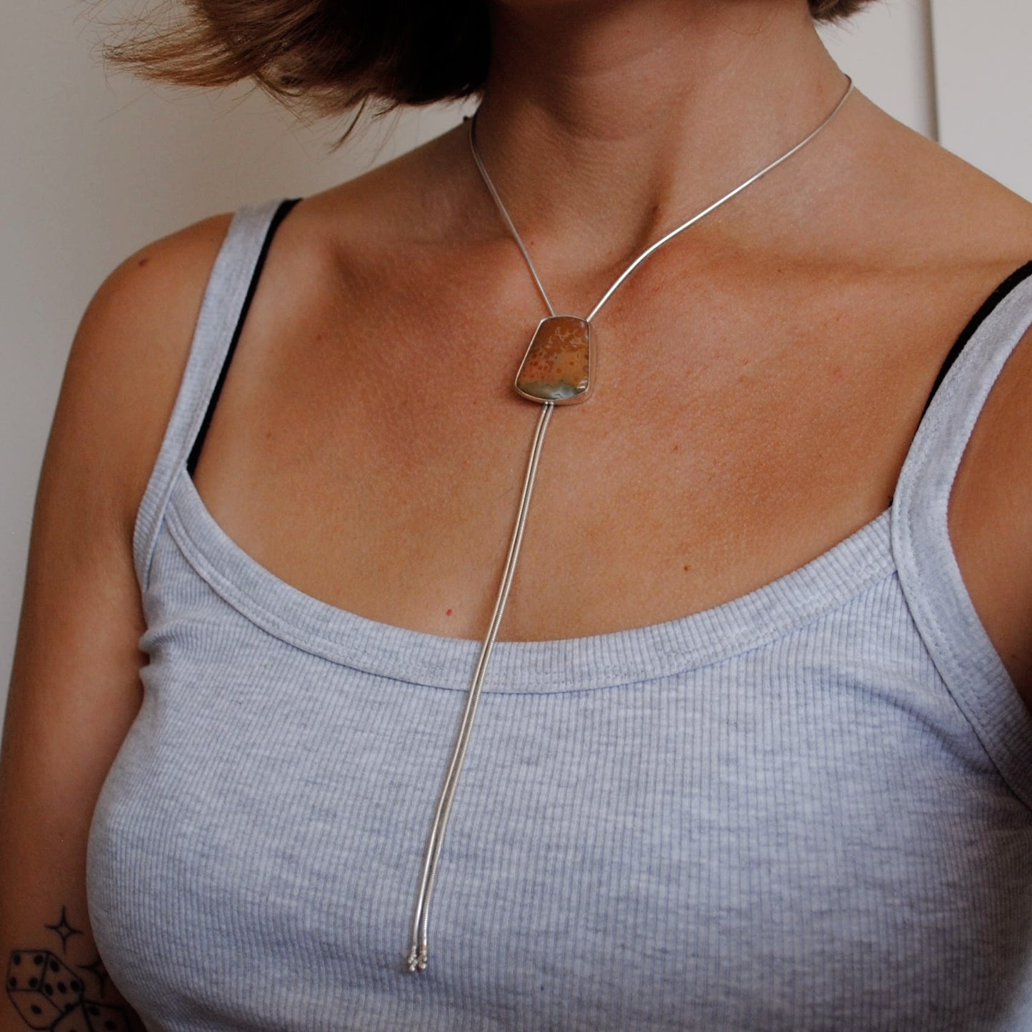 Ocean Jasper Bolo Tie II
