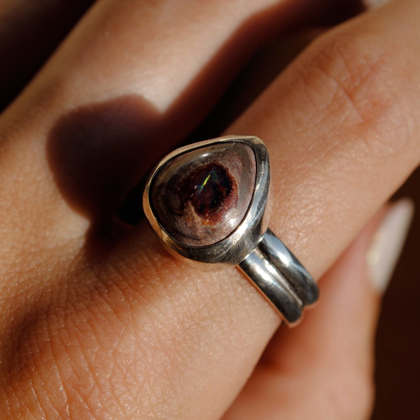 Fire Opal Ring