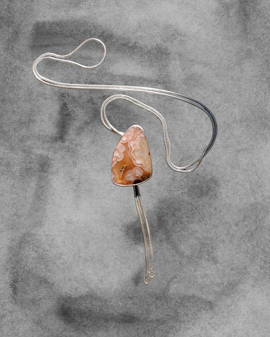 Sierra Madre Agate Bolo Tie II