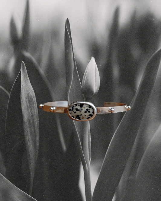 Dalmatian Jasper Cuff