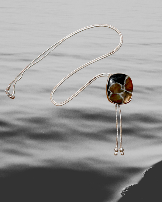 Ocean Jasper Bolo Tie