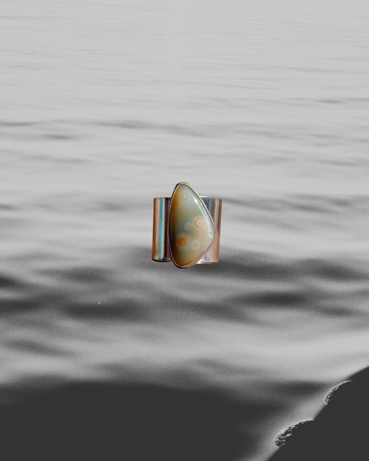 Ocean Jasper Ring II - US Size 9.5