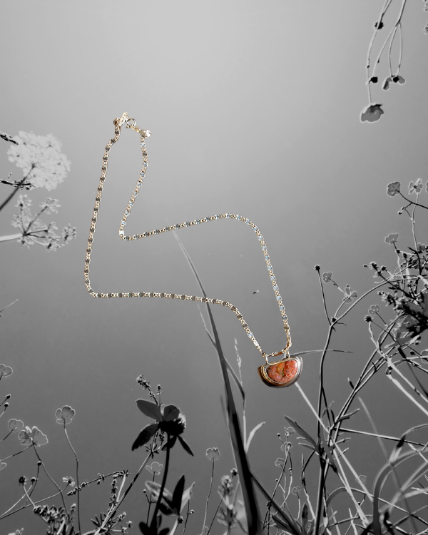 Fire Opal Necklace