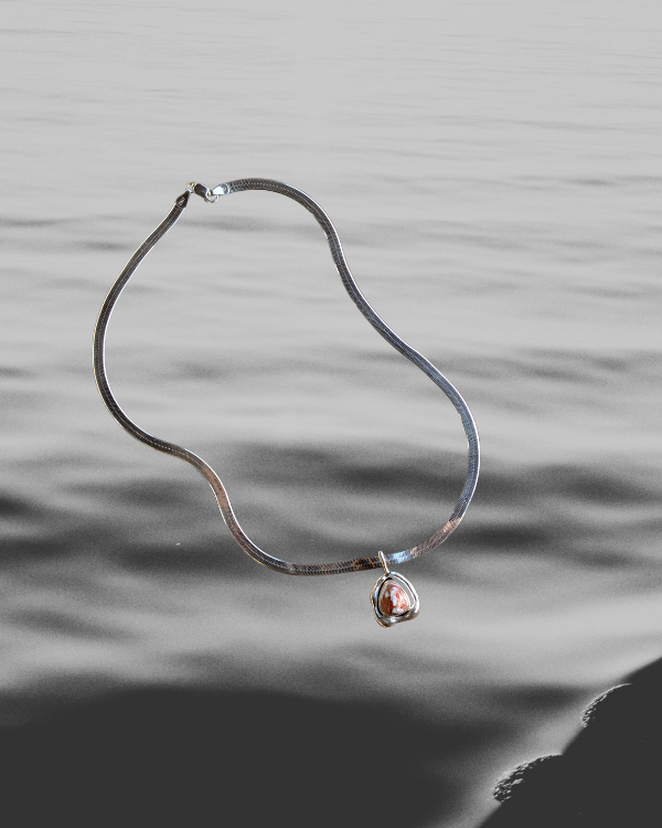 Fire Opal Liana Necklace