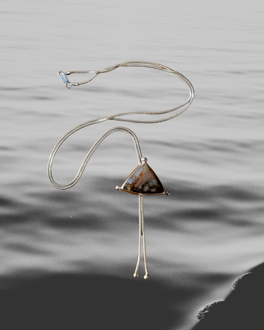 Agate Bolo Tie