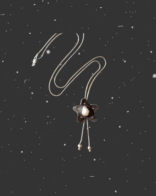Pearl Star Bolo Tie