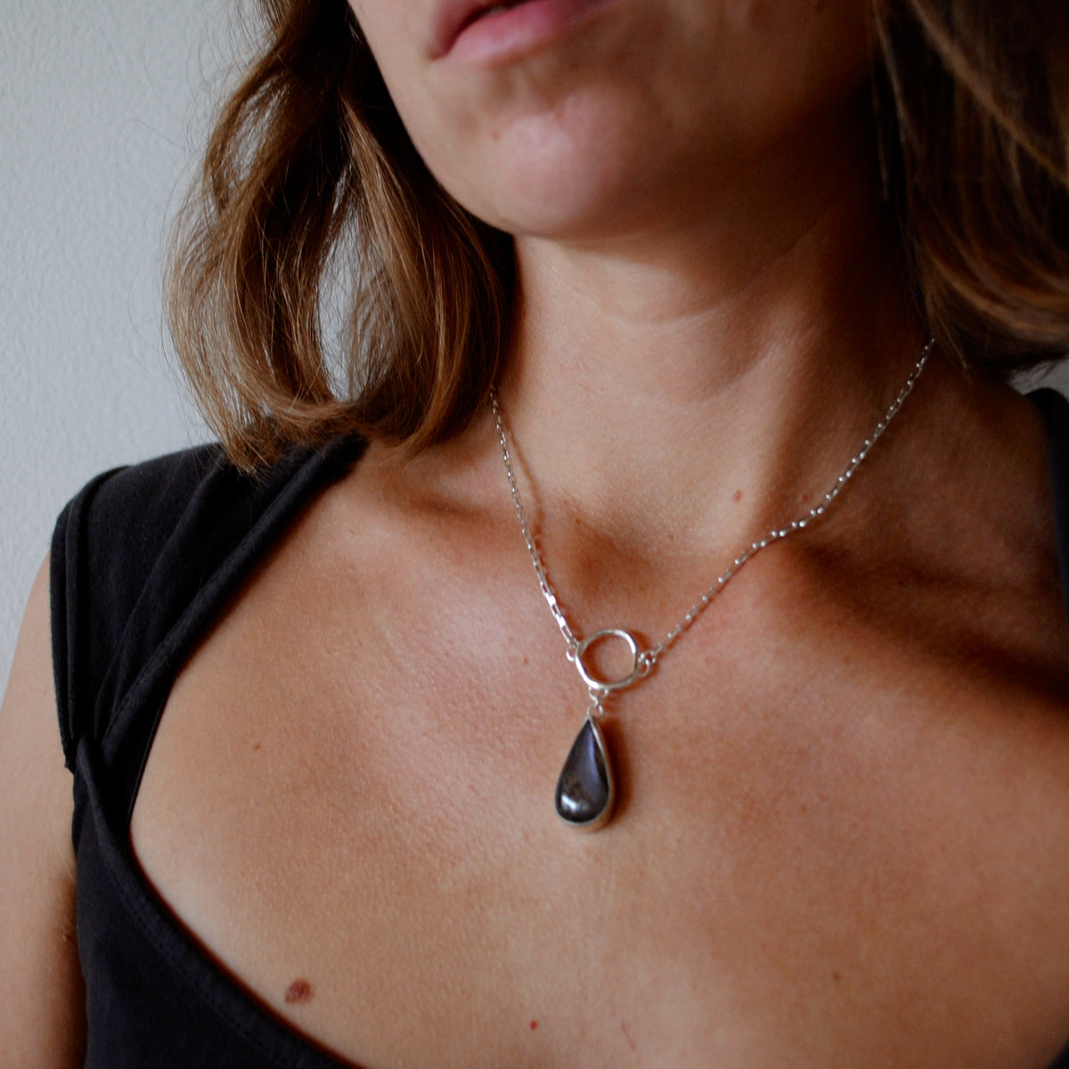 Purple Labradorite Liana Necklace