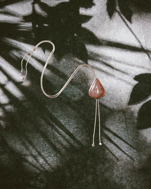 Mexican Agate Bolo Tie