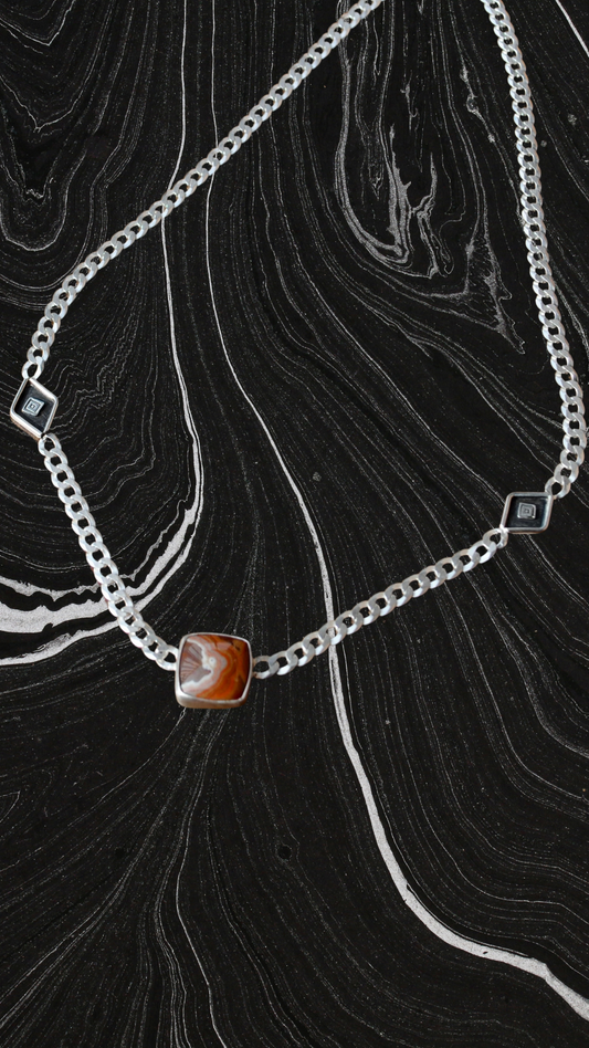 Dryhead Agate Necklace