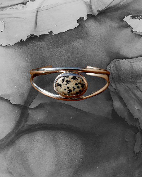 Dalmatian Jasper Cuff
