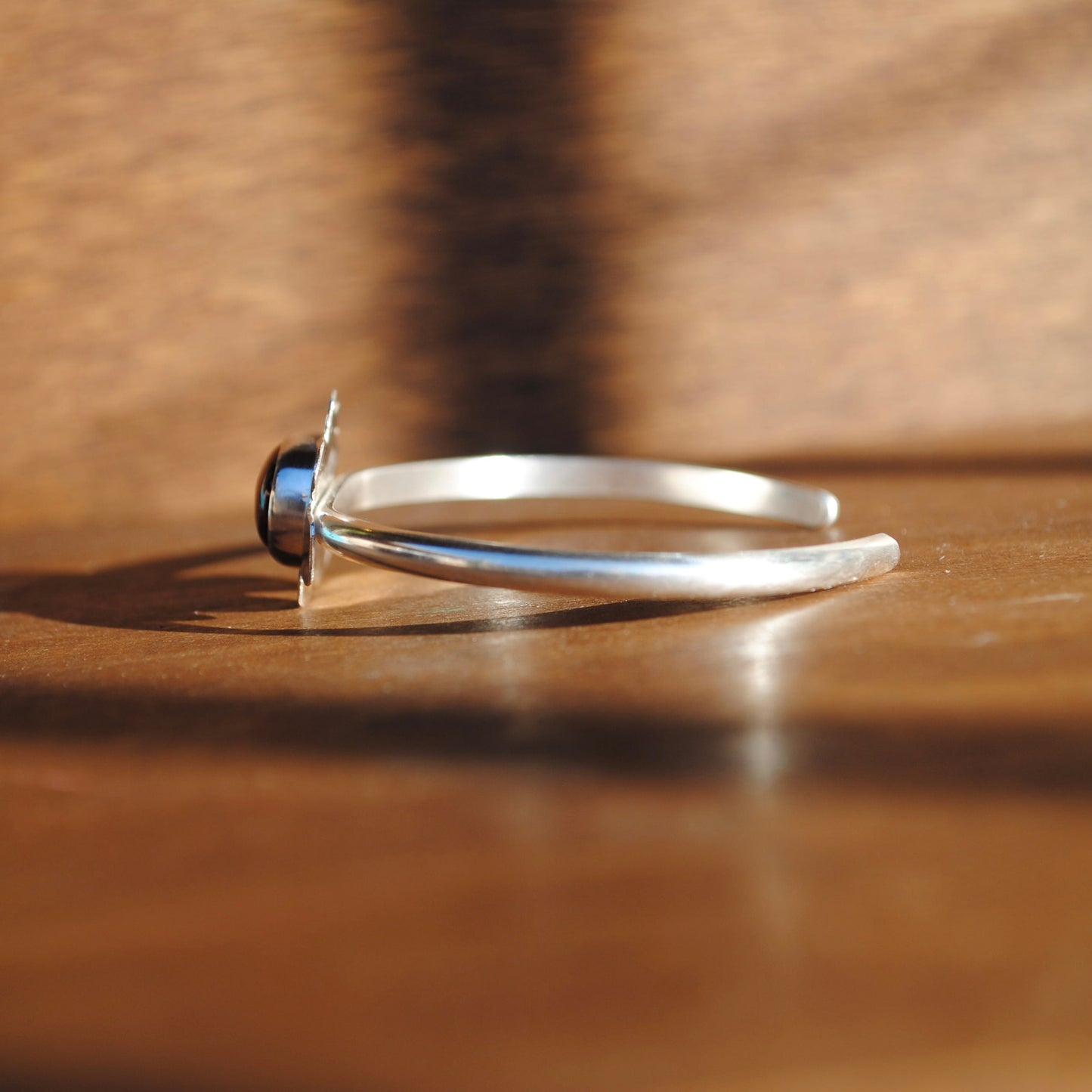 Carnelian Flower Cuff