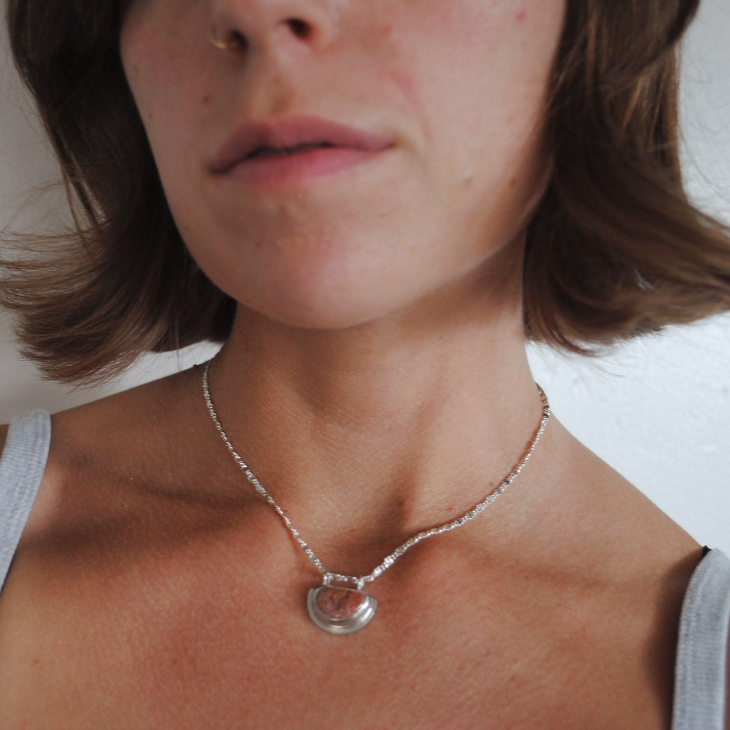 Fire Opal Necklace