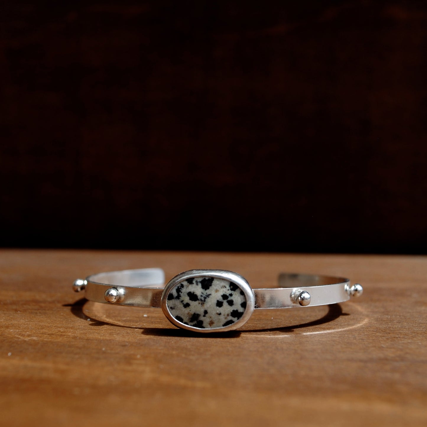 Dalmatian Jasper Cuff