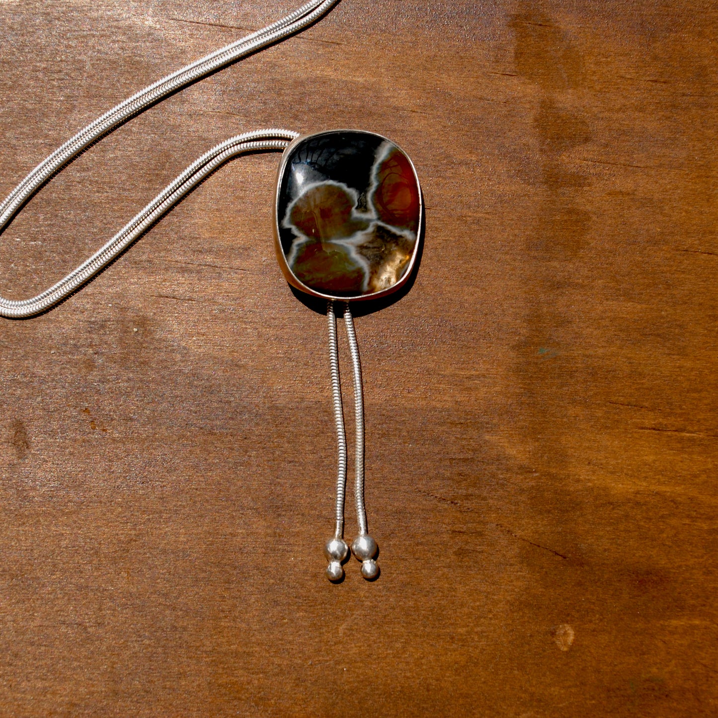 Ocean Jasper Bolo Tie