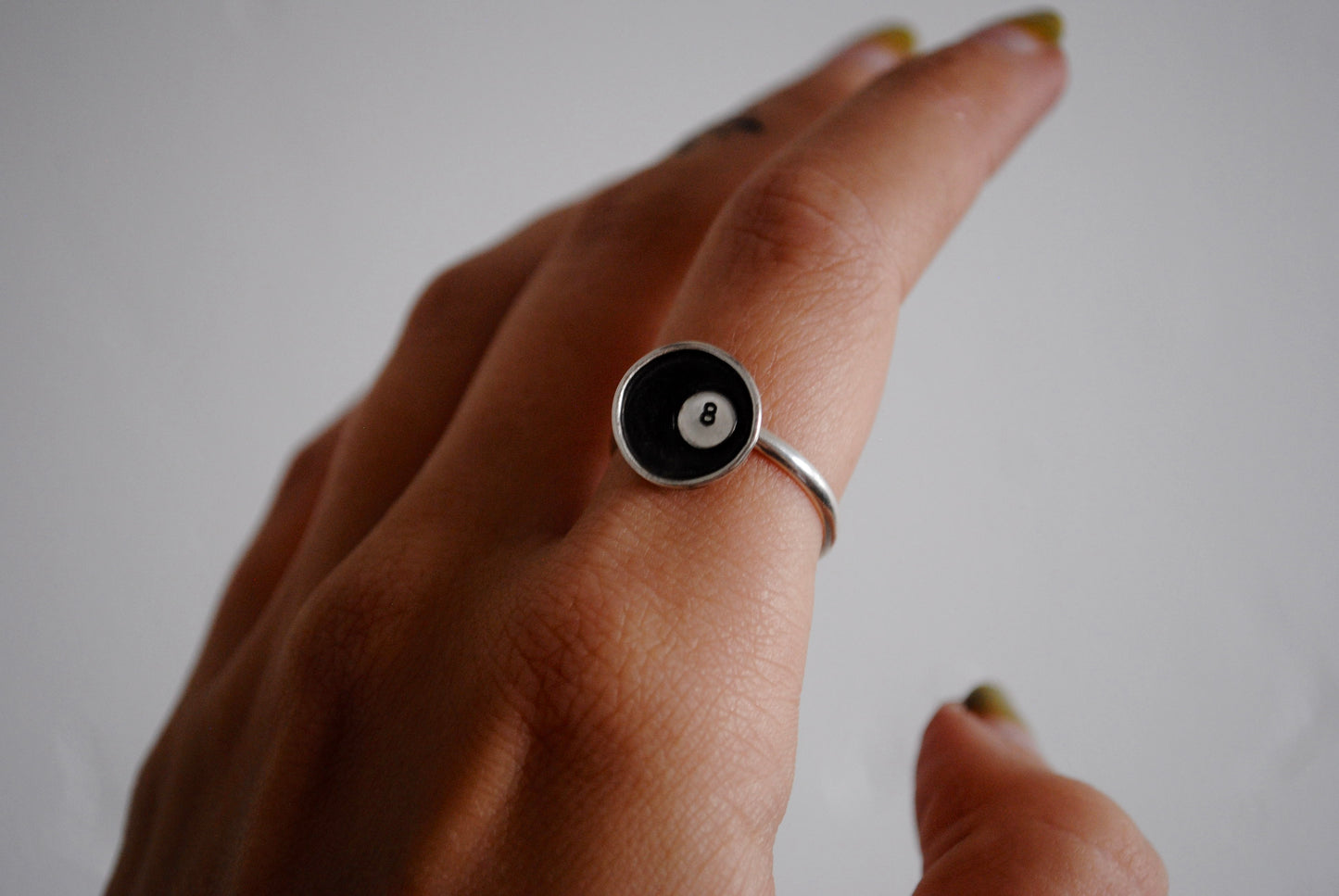 Made-to-Order Eight Ball Ring