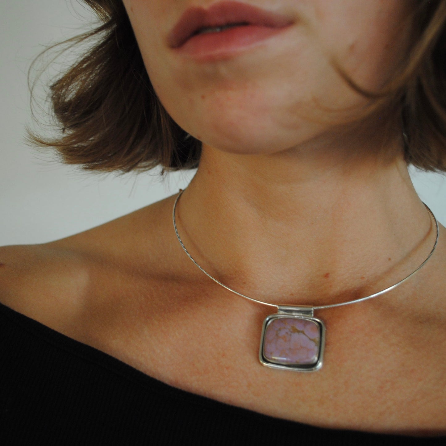 Phosphosiderite Necklace