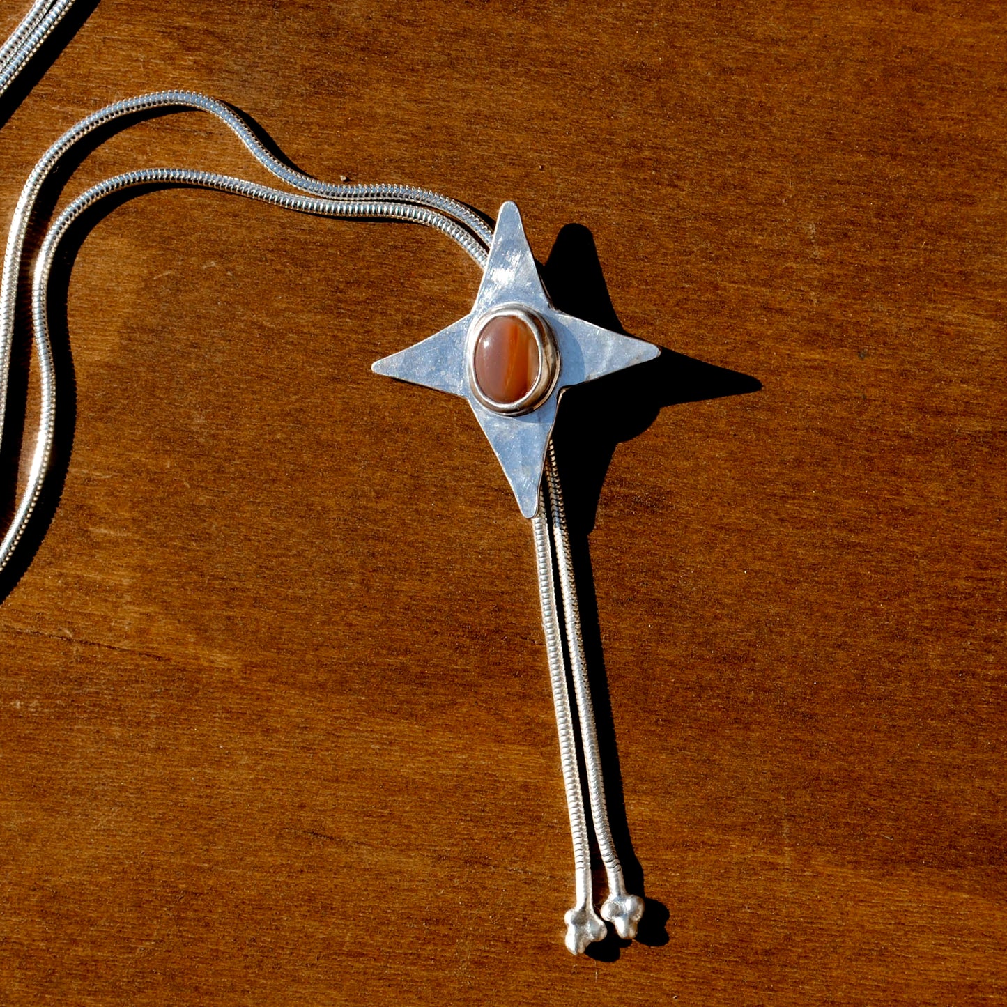 Imperial Jasper Star Bolo Tie