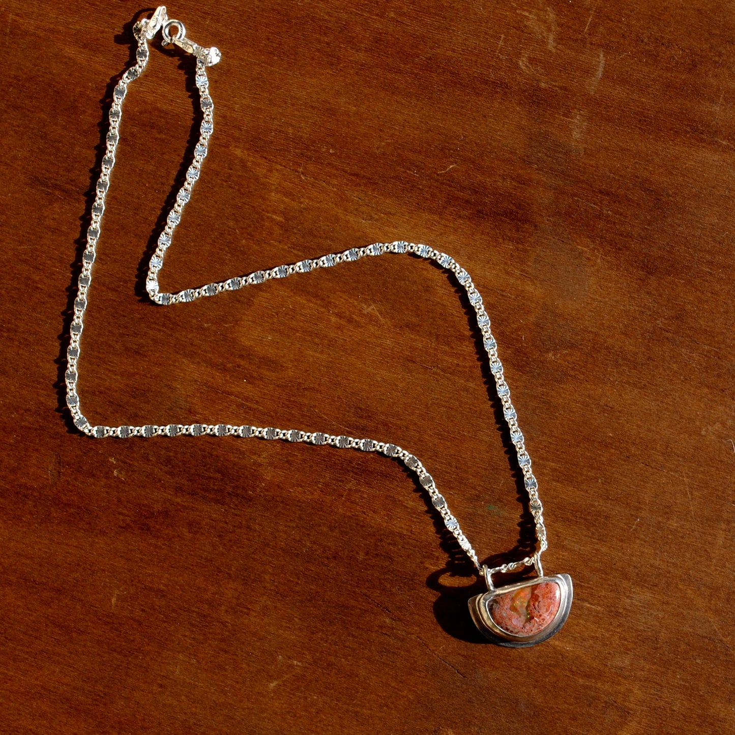 Fire Opal Necklace