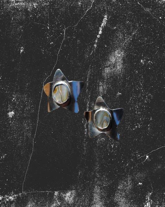 JANUARY PREORDER - Abalone Star Hair Cuff Set