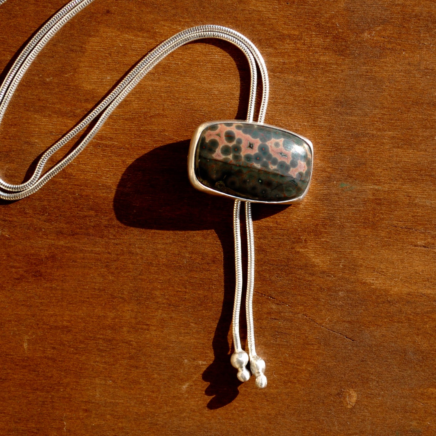 Ocean Jasper Bolo Tie I