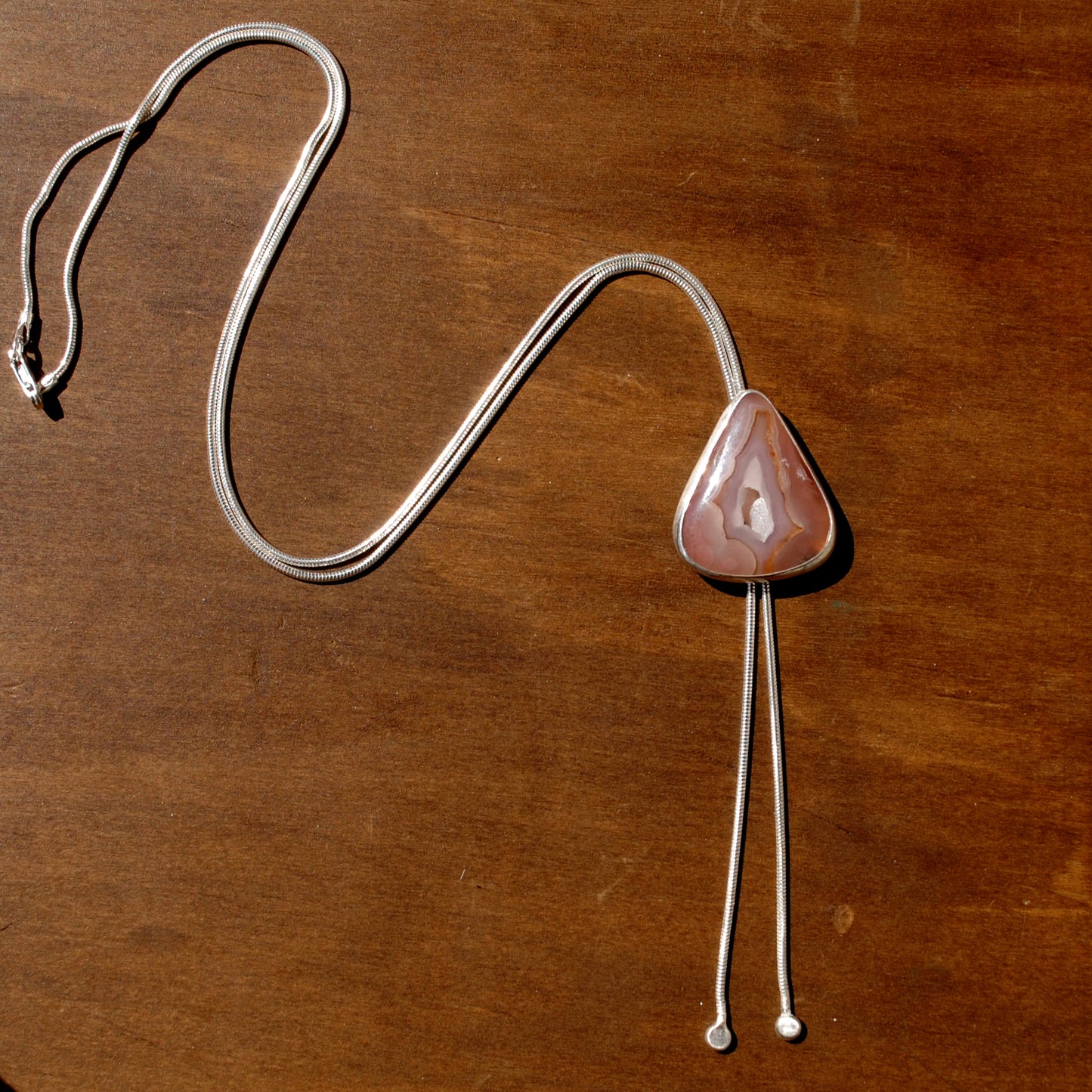 Mexican Agate Bolo Tie