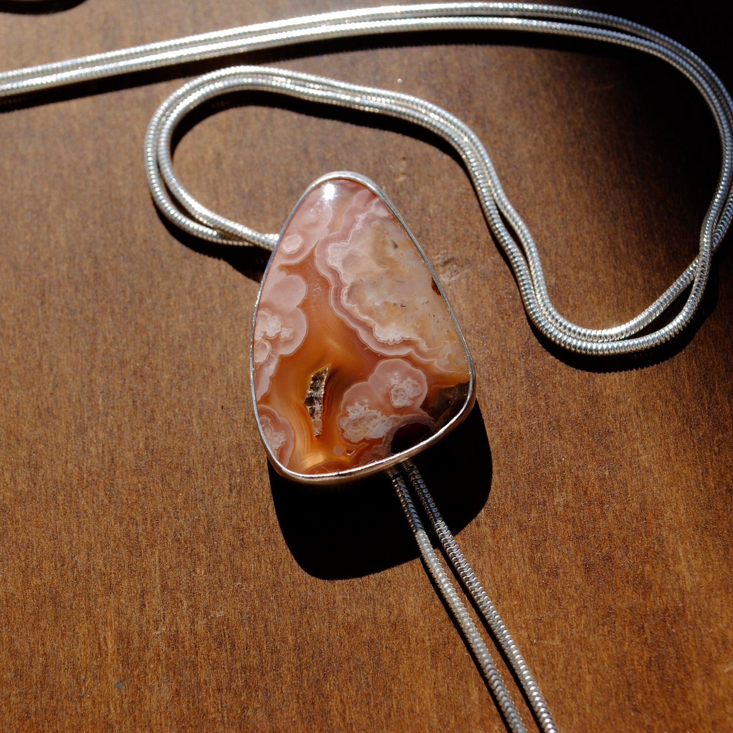 Sierra Madre Agate Bolo Tie II