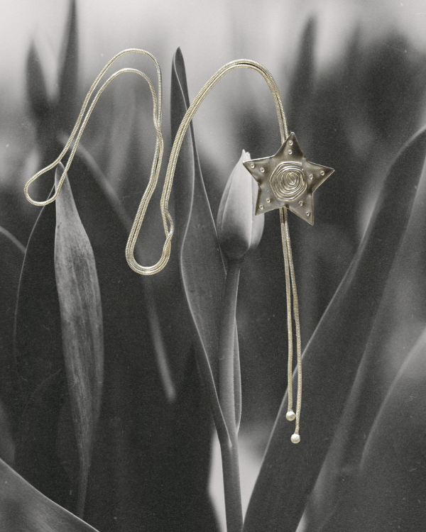 Spiral Star Bolo Tie