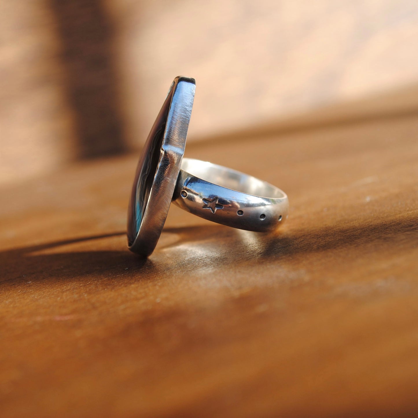 Sierra Madre Agate Ring