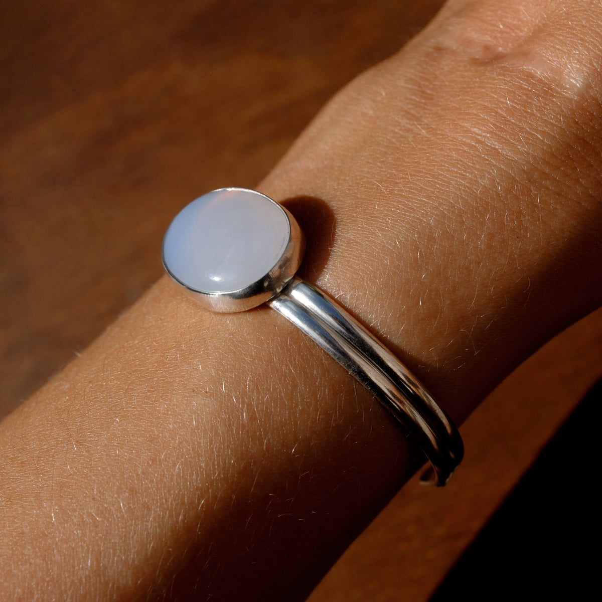 Blue Chalcedony Cuff
