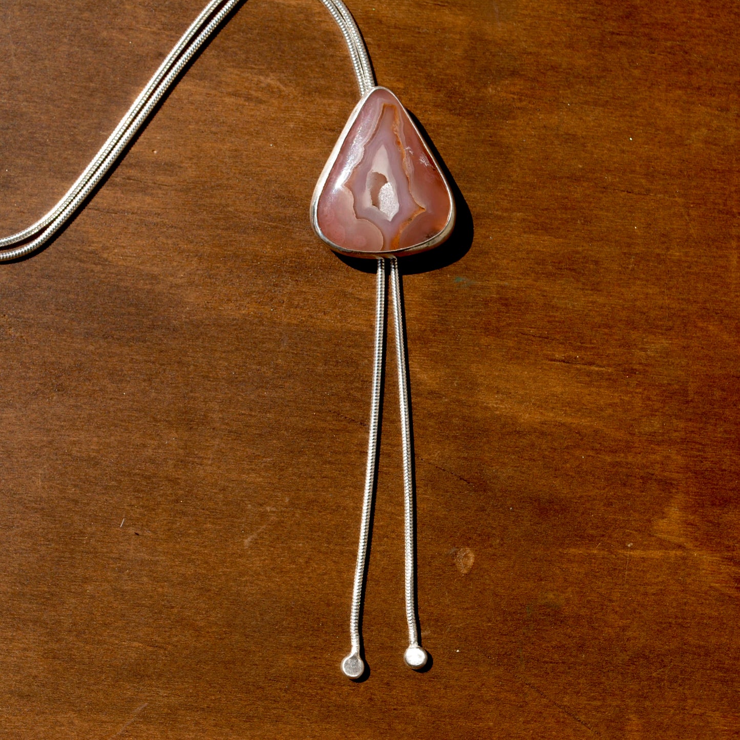 Mexican Agate Bolo Tie